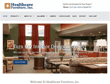 Tablet Screenshot of healthcarefurnitureinc.com